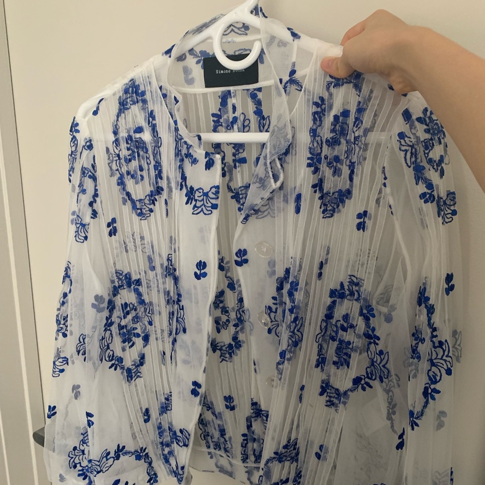 BRAND NEW SIMONE ROCHA WHITE SHIRT